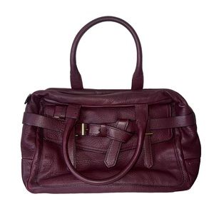 REED KRAKOFF Burgundy Leather Tote